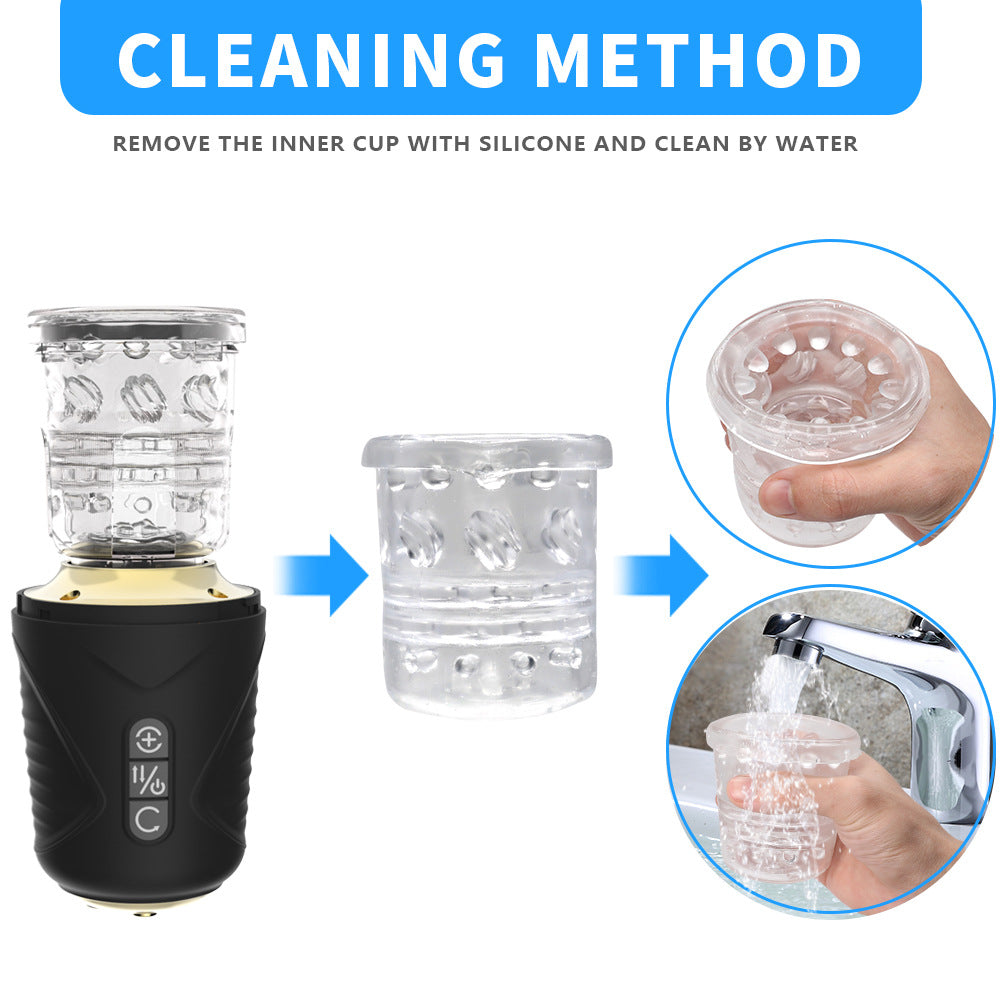 Aixiasia Tornado Rotating Male Masturbator Hands-free Autoblowjob