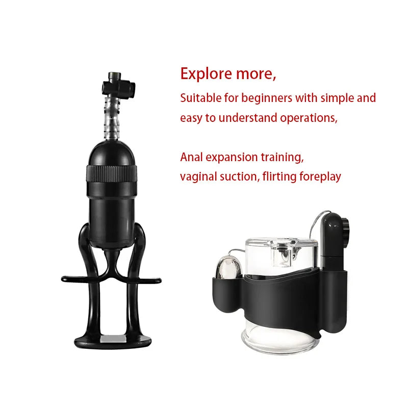 Mojin AX3 BDSM Manual Vacuum Dilation Training Anal Pupm device