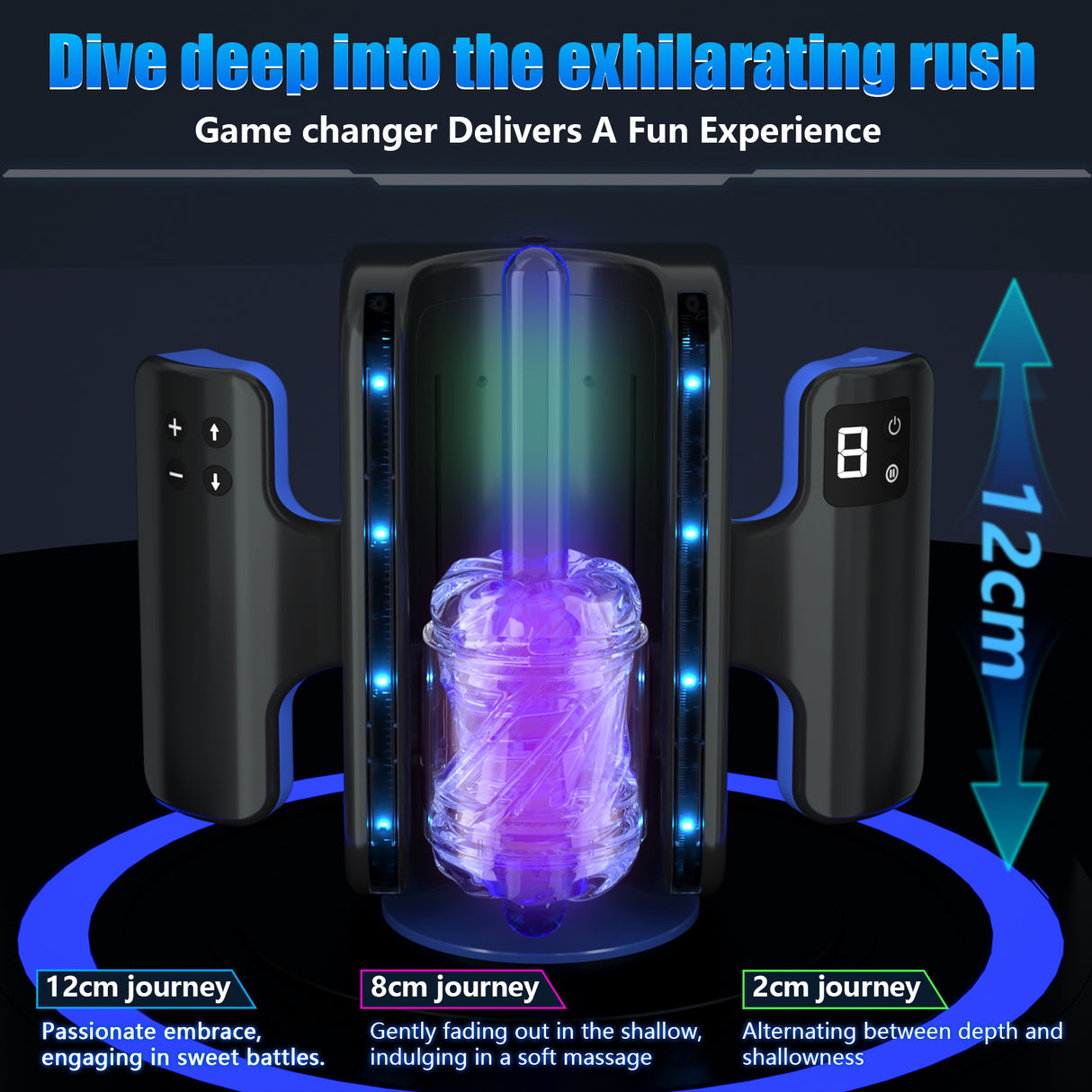 Automatic Foldable Quickshot Stroker Masturbation Aircraft cup