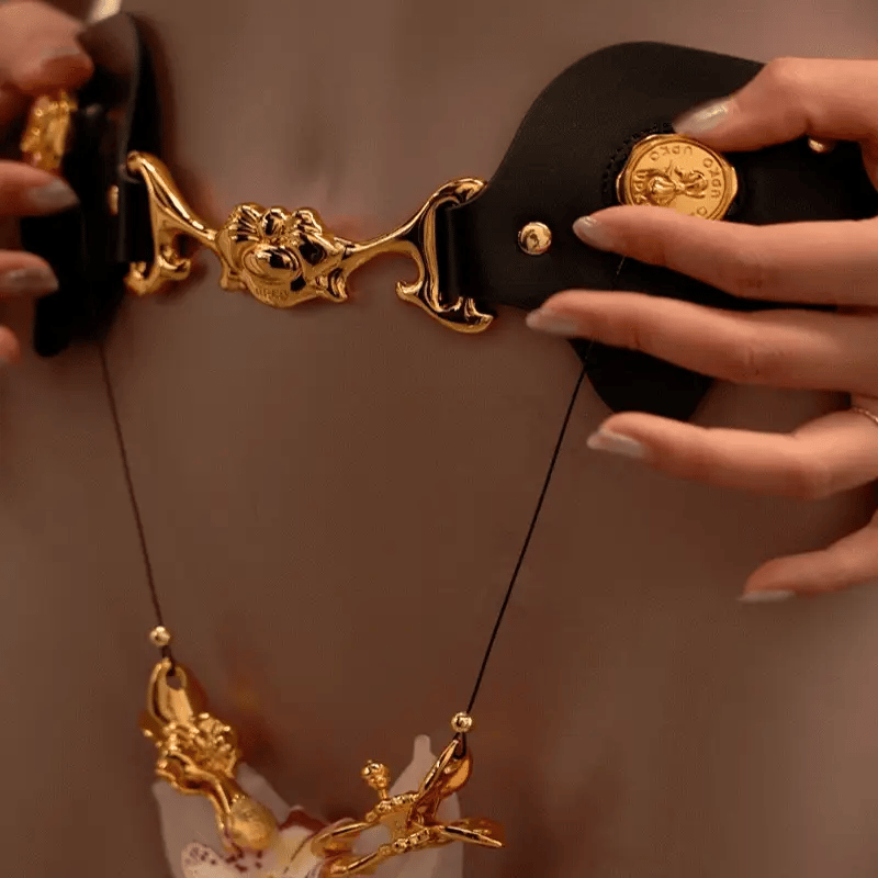 Upko Mystic Bond Collection - Belt With Labia Extender Clamps