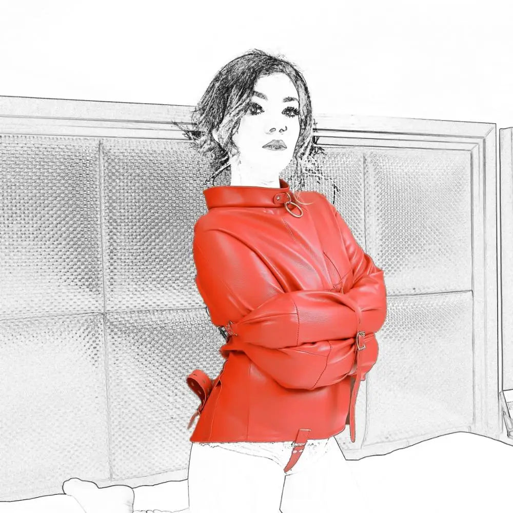 Black emperor SM fun leather forced binding clothing