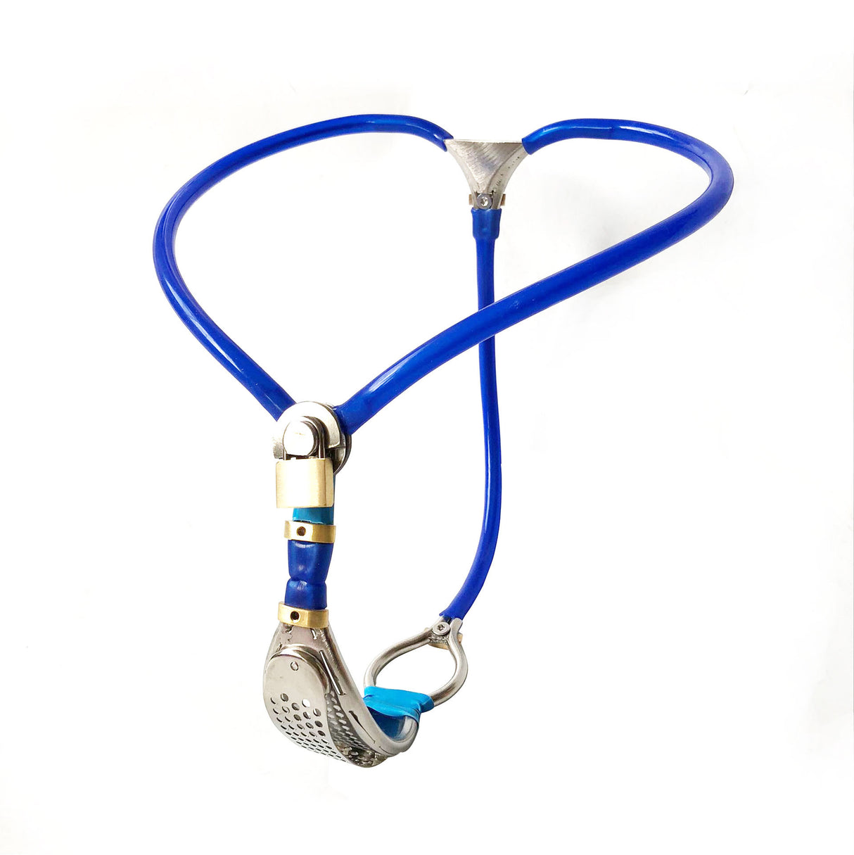 Black Emperor Y-Type Female Chastity Trousers Stainless Steel Stealth Chastity Belt