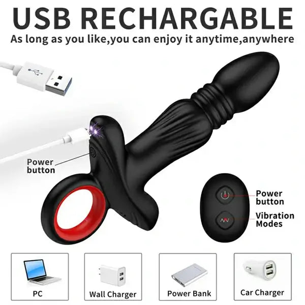 HGOD Bluetooth Thrusting Prostate Butt Plug