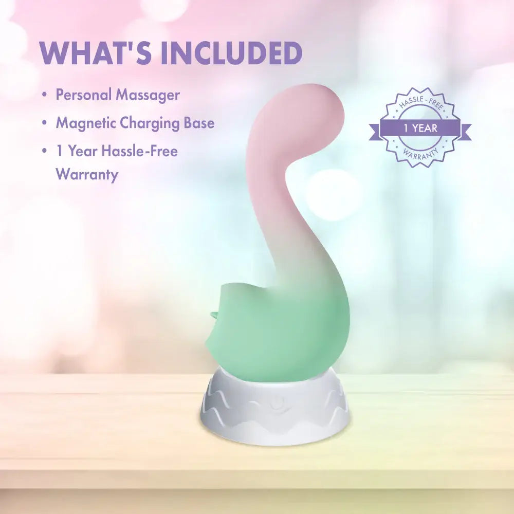 Blush Play With Me Melody Vibrator With G-Spot Fluttering Clitoral Stimulator