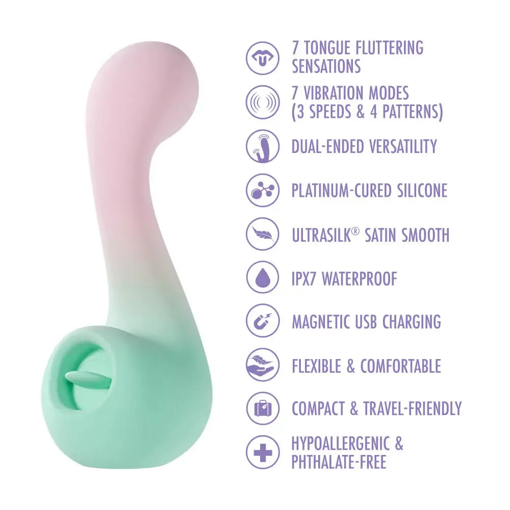 Blush Play With Me Melody Vibrator With G-Spot Fluttering Clitoral Stimulator