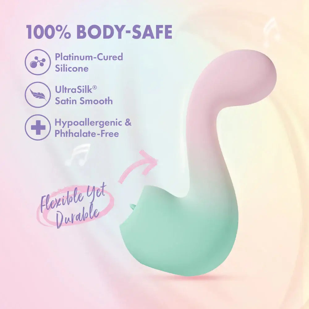 Blush Play With Me Melody Vibrator With G-Spot Fluttering Clitoral Stimulator