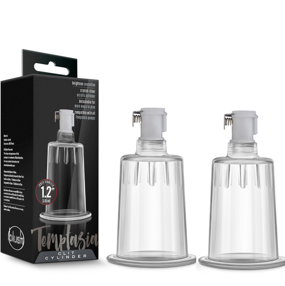 Blush Temptasia Clear Clitoral Suction Pump