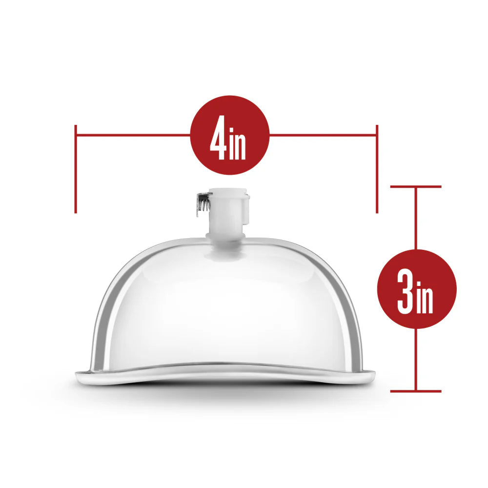 Blush Temptasia Vulva Cup Clear Pump