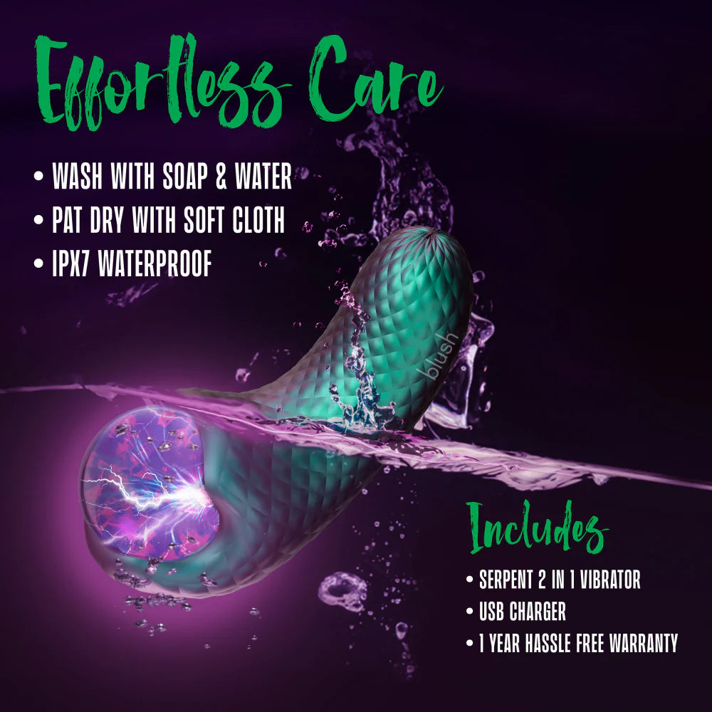 Blush Temptasia Enchanted Serpent Pulse Vibrator