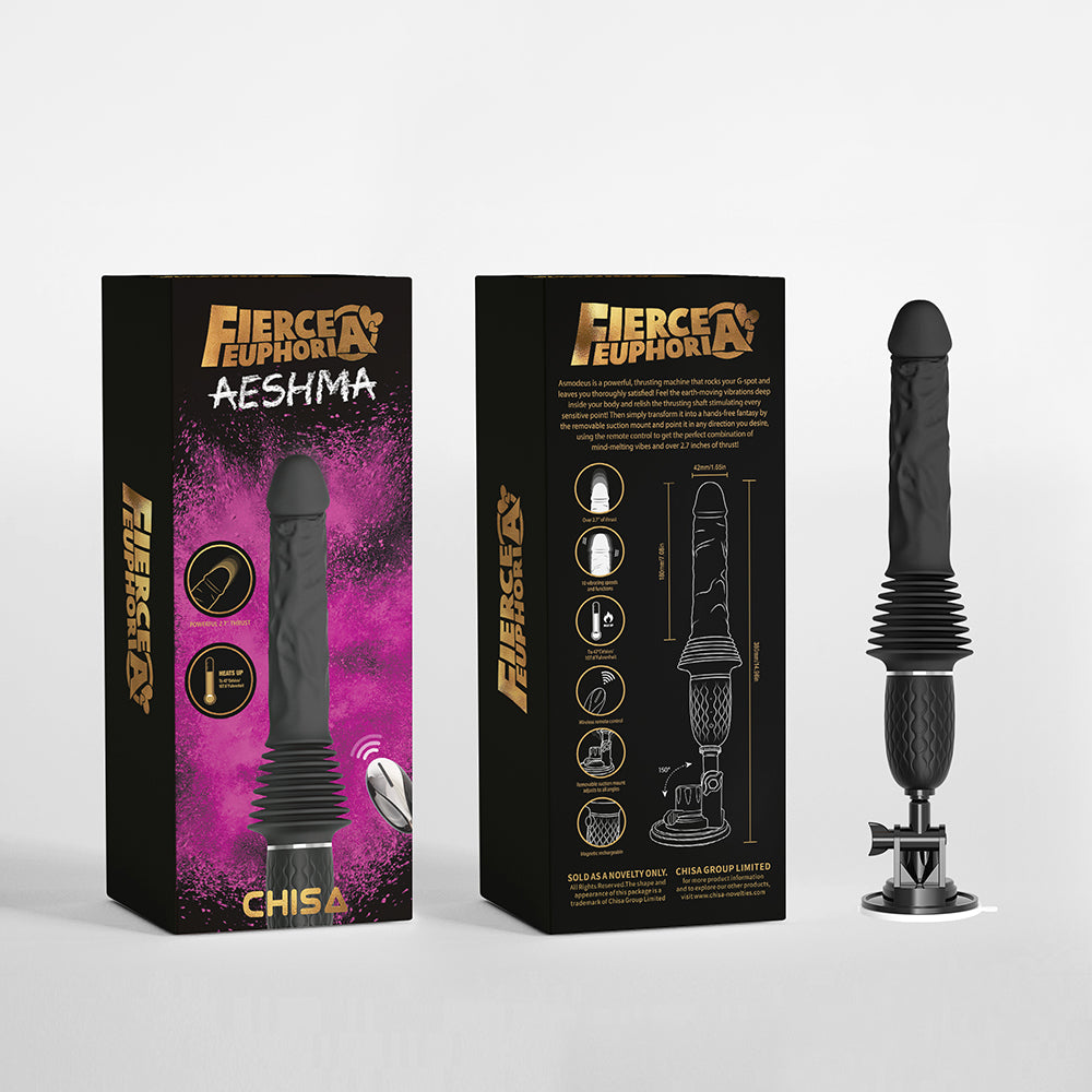 Chisa Asmodeus Thrusting Telescopic Flesh Dildo with Remote control