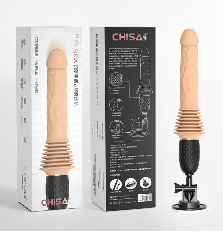 Chisa Asmodeus Thrusting Telescopic Flesh Dildo with Remote control