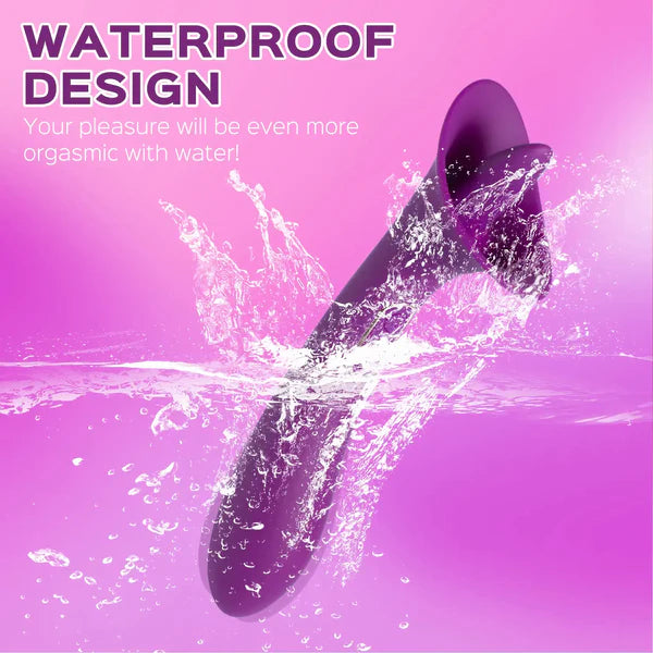 SHD S427 Clit Licking Tongue Vibrator with G Spot Stimulator