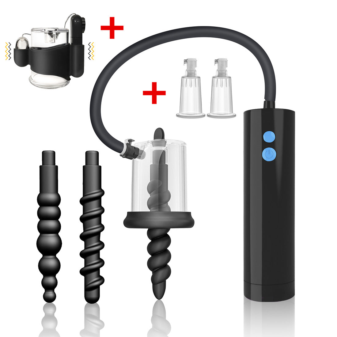 AX9L Electric Prostate Massager with Anal plug set