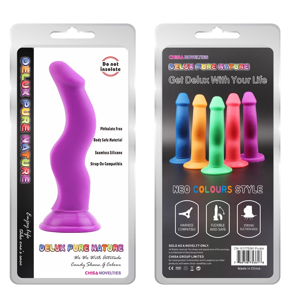 Delux Shane. G Liquid Silicone Strong Suction Cup Dildo