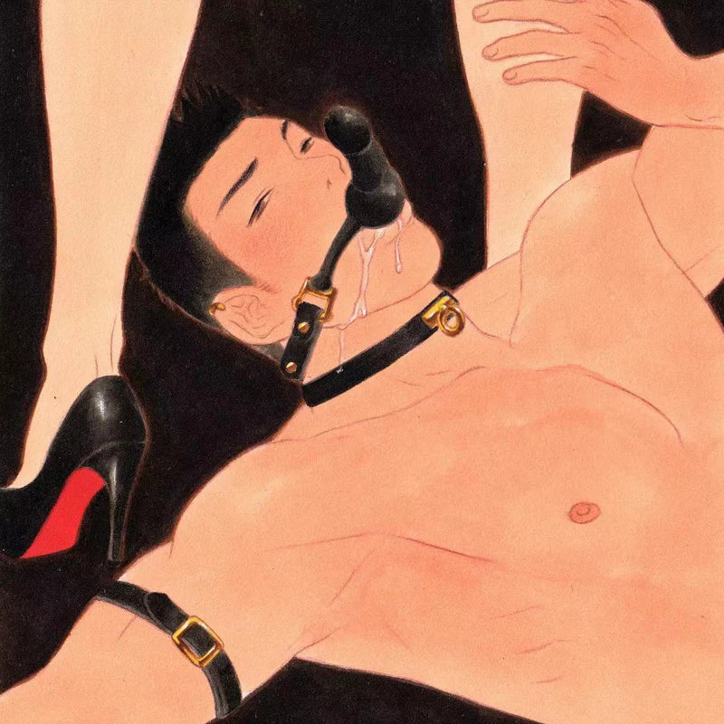 Upko Desire for Mouth Bondage Collection-Dildo-shaped Mouth Gag