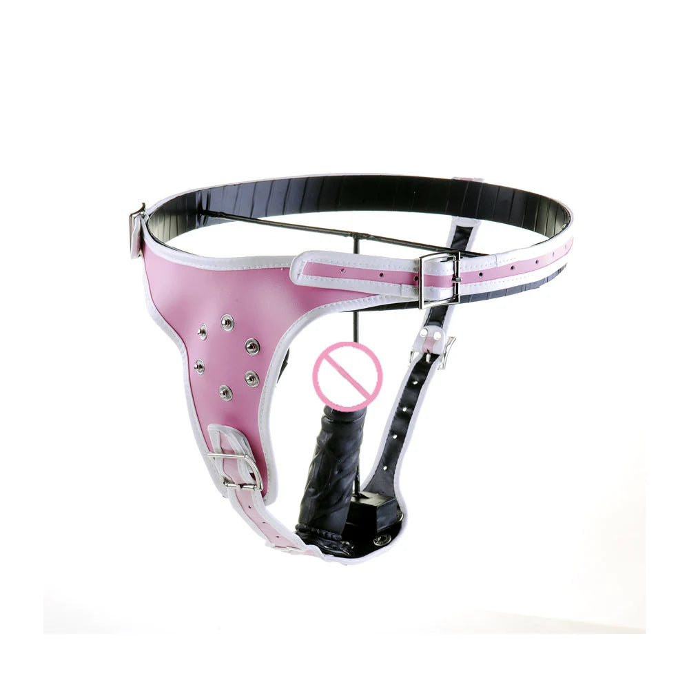 Black emperor Dildo Chastity Belt Strapless Strap On Dildo