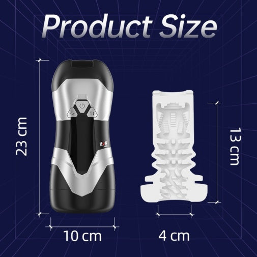 Drywell DVA Automatic USB Thrusting and Vibrating Masturbator