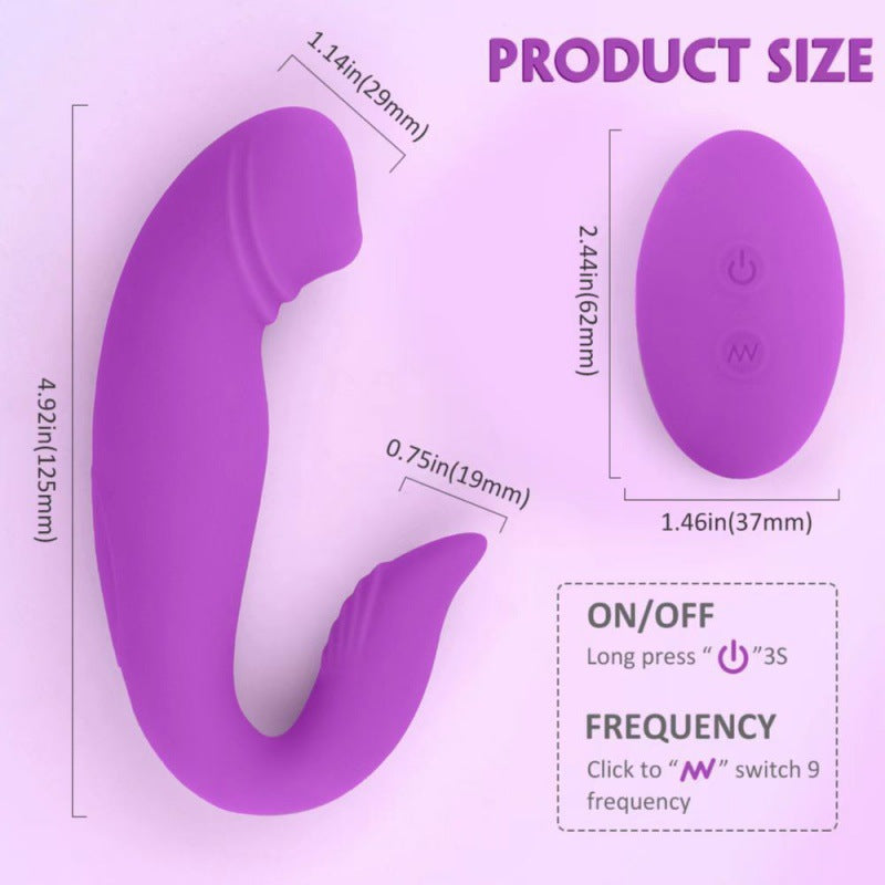 SHD Manny Dual-Motor Rolling G-spot & Clitoral Vibrator