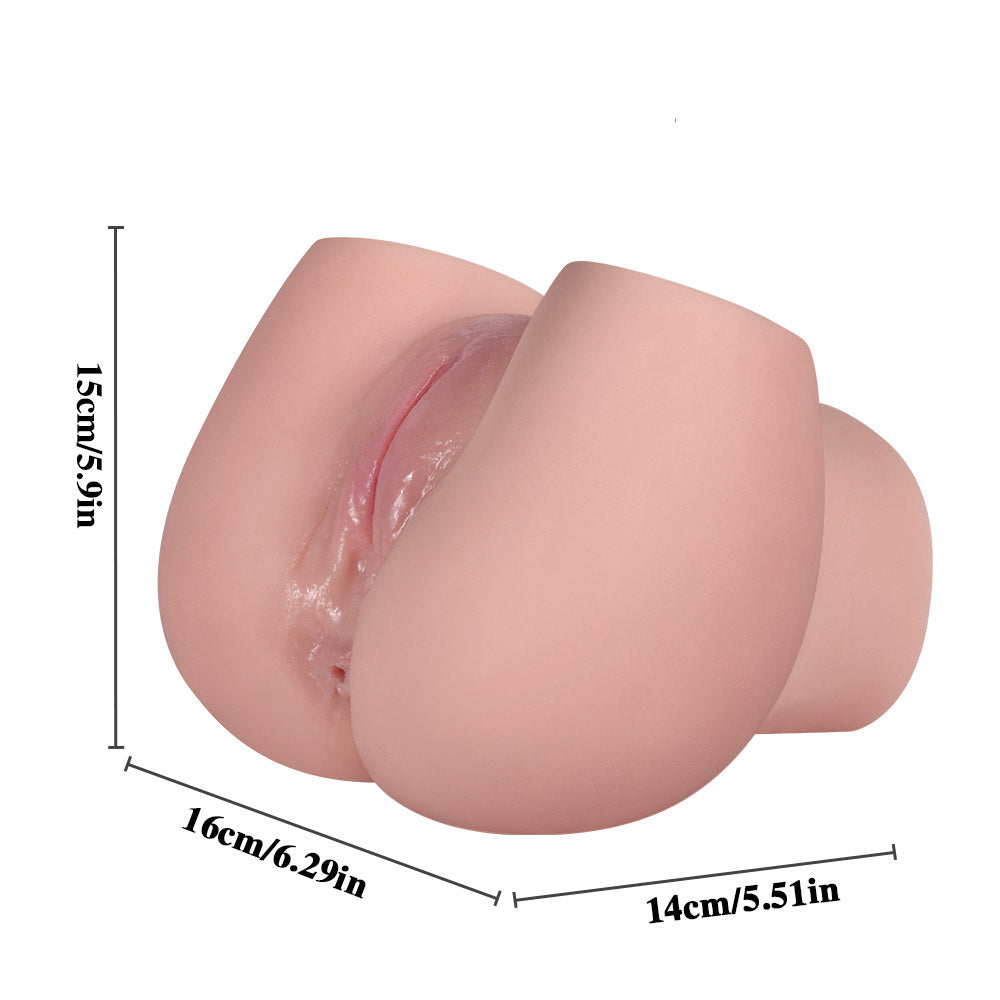 E48 Roxanne Realistic Ribbed Vagina and Ass Masturbator