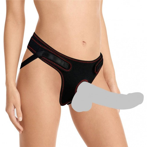 Easy adjustable Strap On Harness - Black