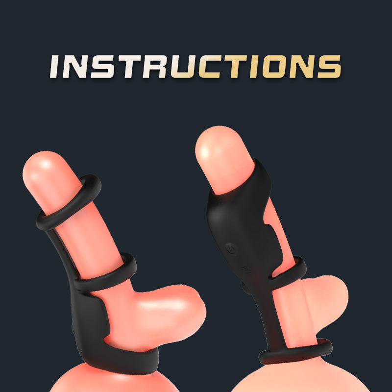 Electric Massager Cock Ring Penis Rings Clitorals Stimulator Men Sex Toys with remote control