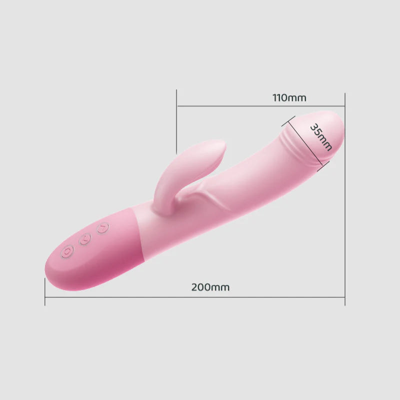 Erocome Crater smart vibrating dildo Bunny ears with APP controll