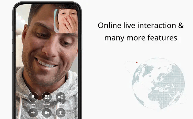 Erocome Crater smart vibrating dildo Bunny ears with APP controll