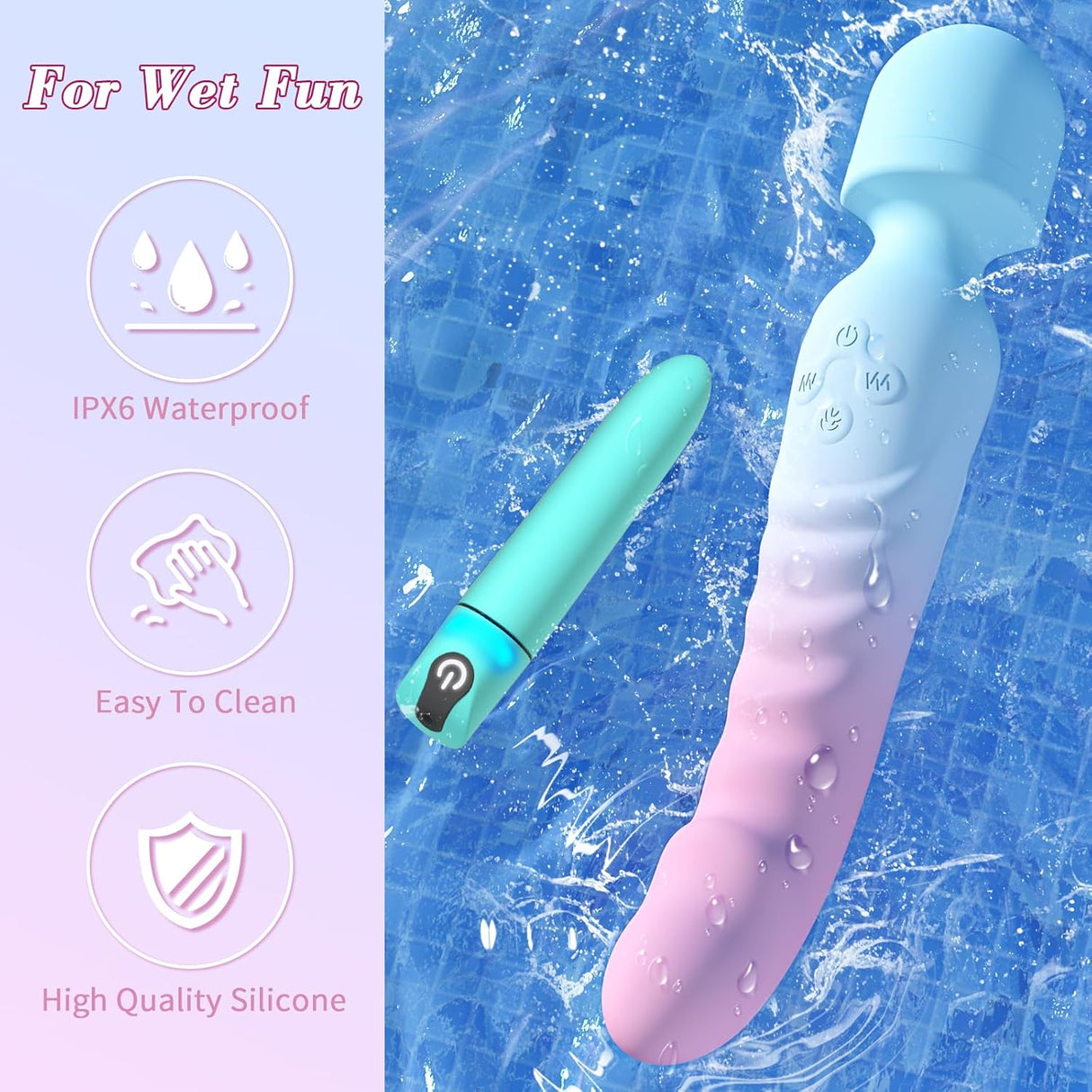 Erocome Octans vibrator with Bullet Vibrator