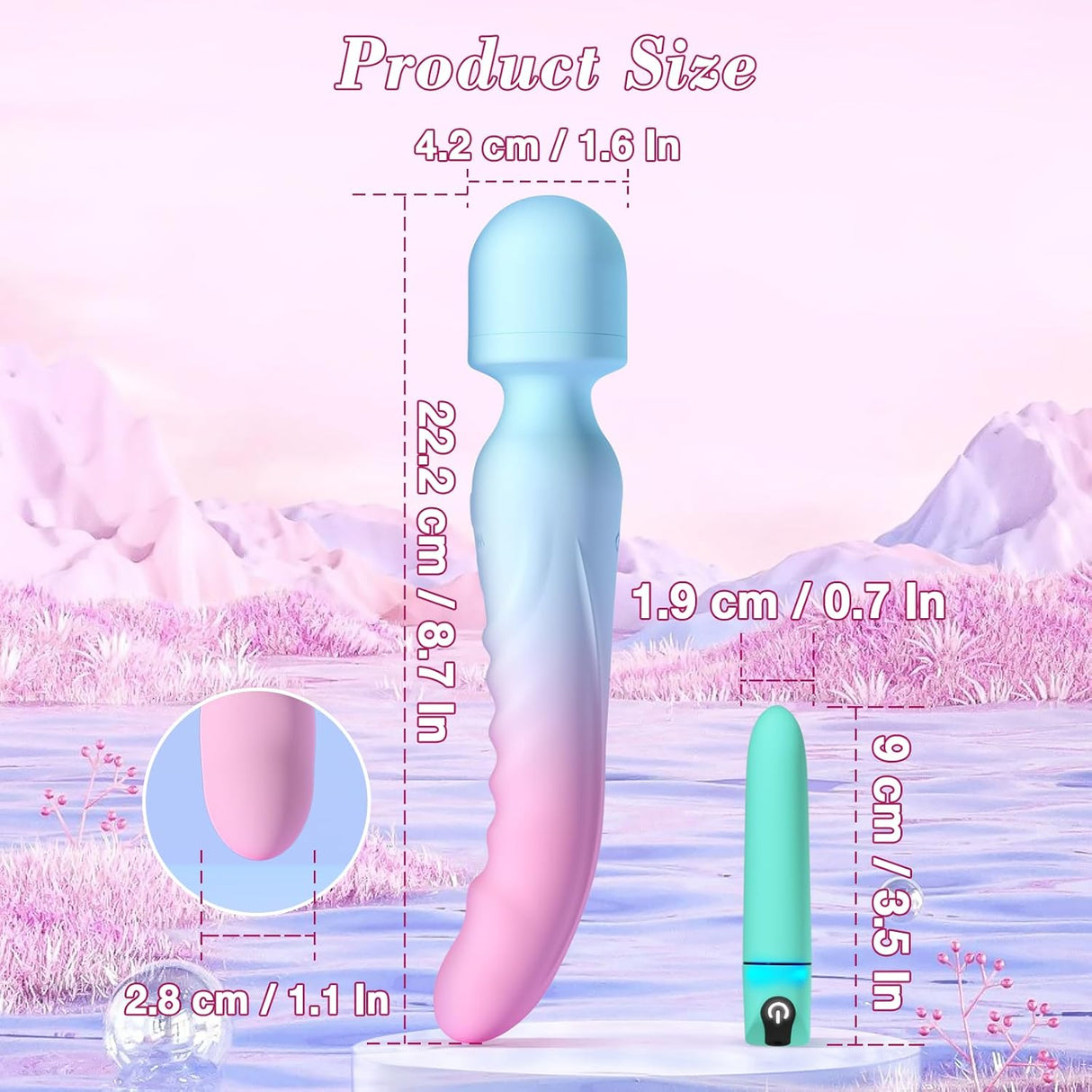 Erocome Octans vibrator with Bullet Vibrator
