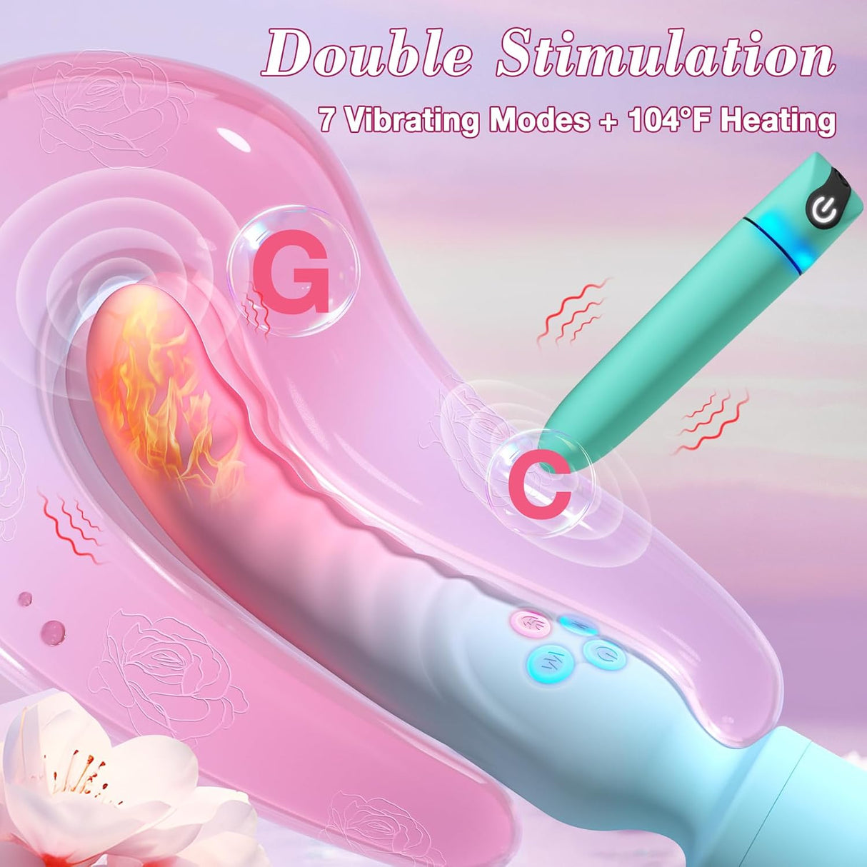 Erocome Octans vibrator with Bullet Vibrator