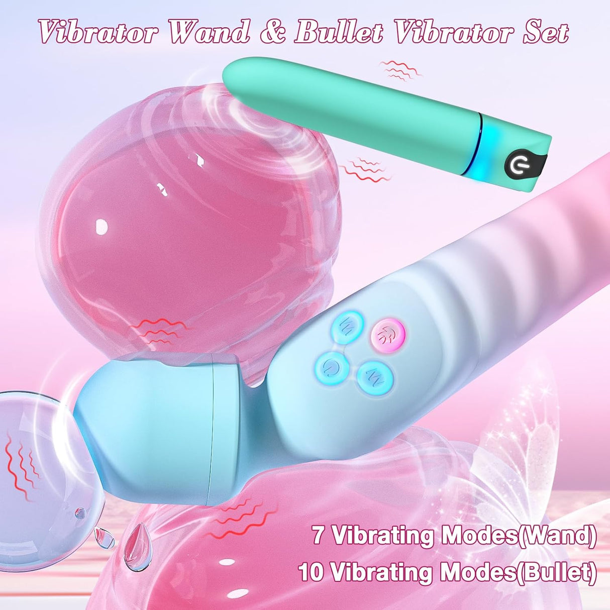 Erocome Octans vibrator with Bullet Vibrator