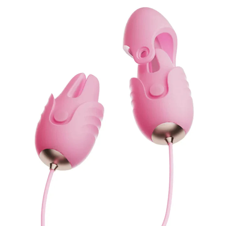 Erocome Puppis 2-in-1 Breast Clip and Wired Vibrator