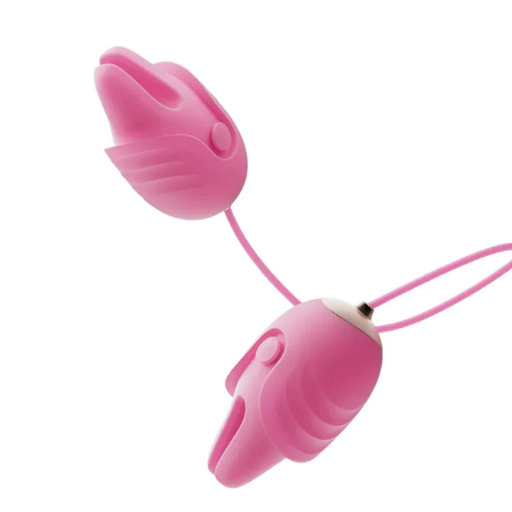 Erocome Puppis 2-in-1 Breast Clip and Wired Vibrator
