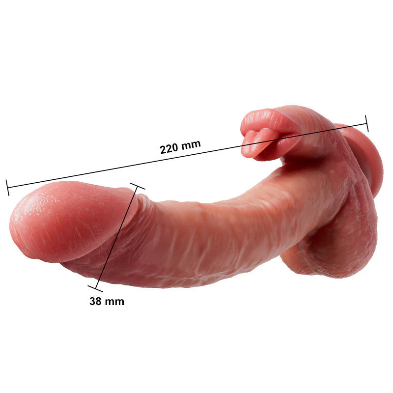 Erocome Serpens Pro Licking Dildo Vanilla