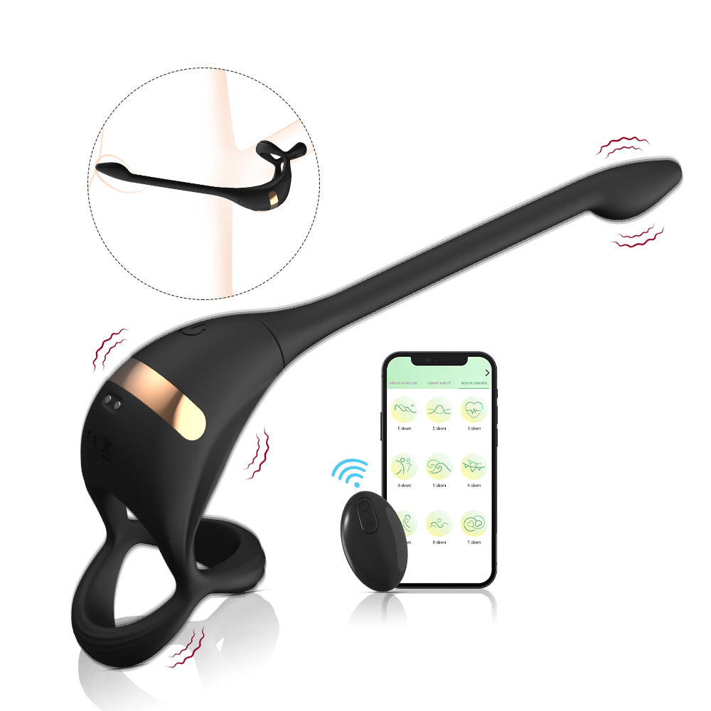 Extreme Double cock ring Fun With App and remote control