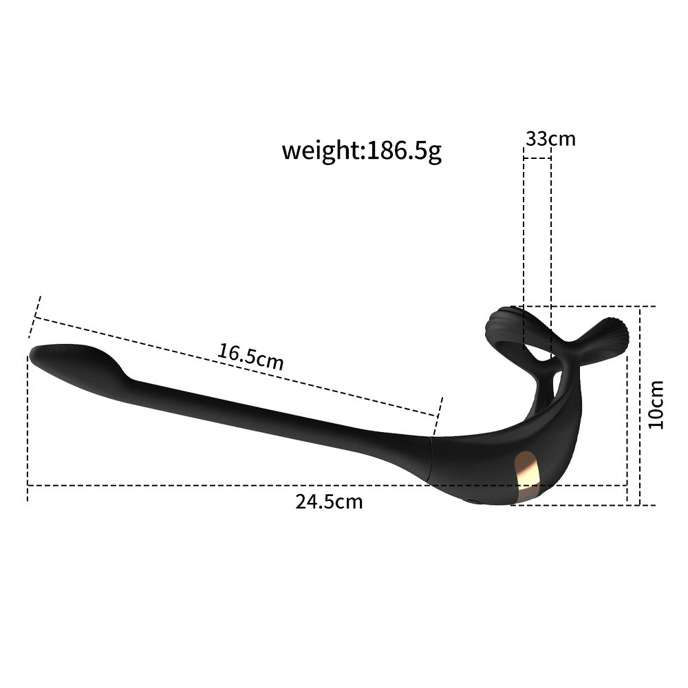 Extreme Double cock ring Fun With App and remote control