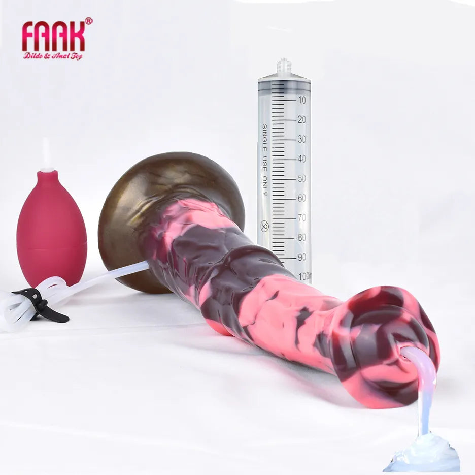 FAAK Fantasy Ejaculation Horse Dildo Spray Liquid Penis