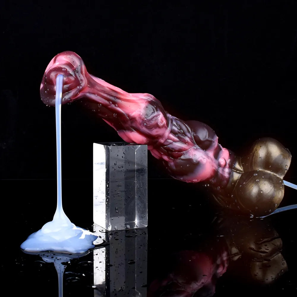 FAAK Fantasy Realistic Horse Knot Ejaculation Dildo Squirting Penis