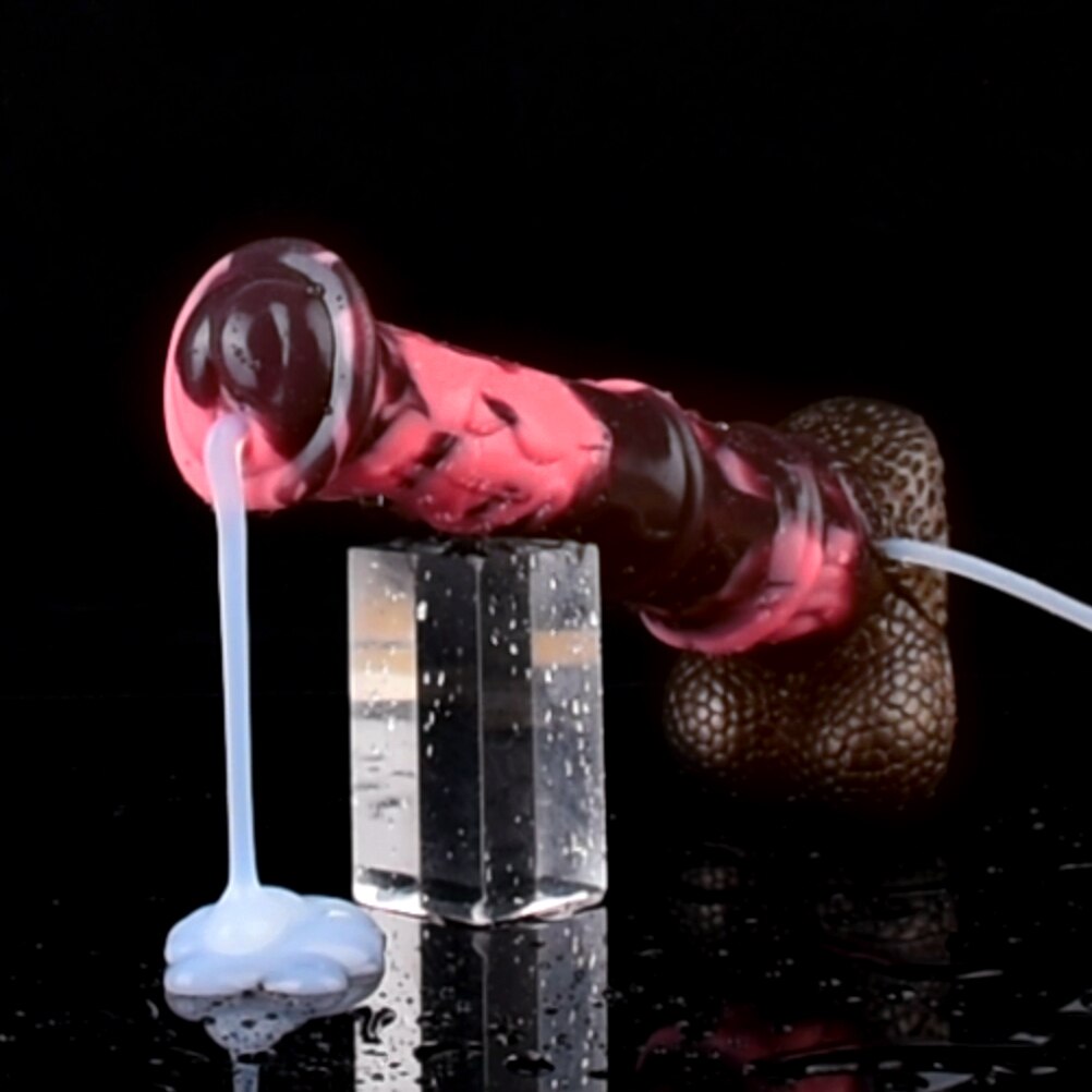FAAK Silicone Ejaculation Fantasy Dildo Realistic Horse Penis
