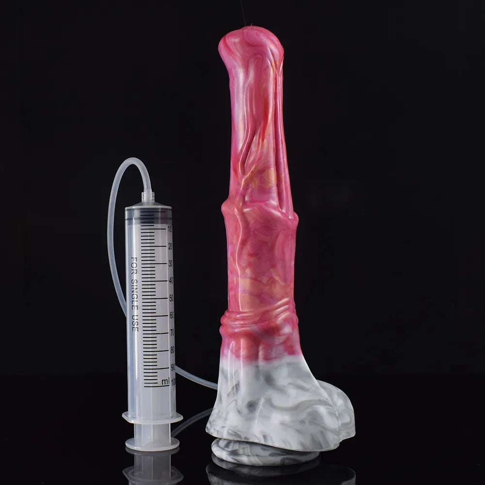 FAAK Silicone Squirting Penis Large Ejaculation Realistic Horse Dildo