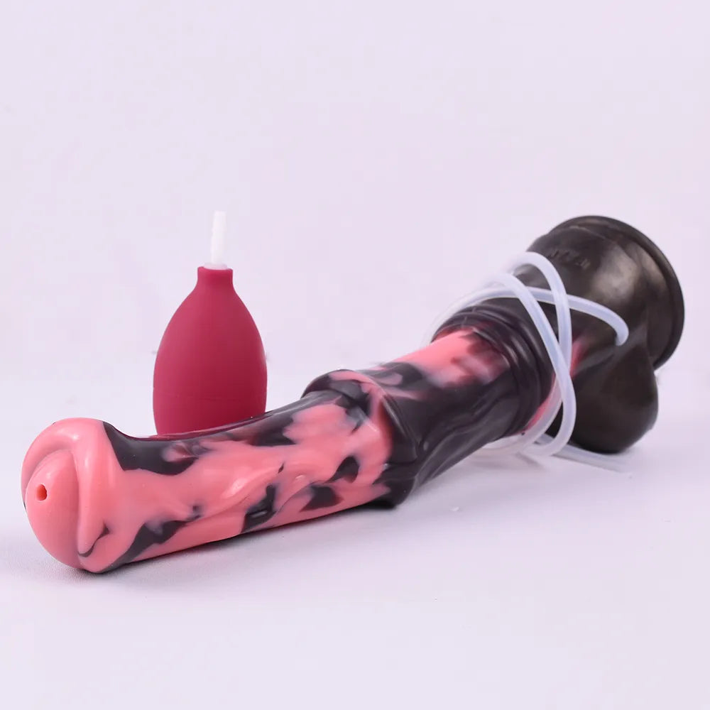 FAAK Silicone Squirting Penis Large Ejaculation Realistic Horse Dildo