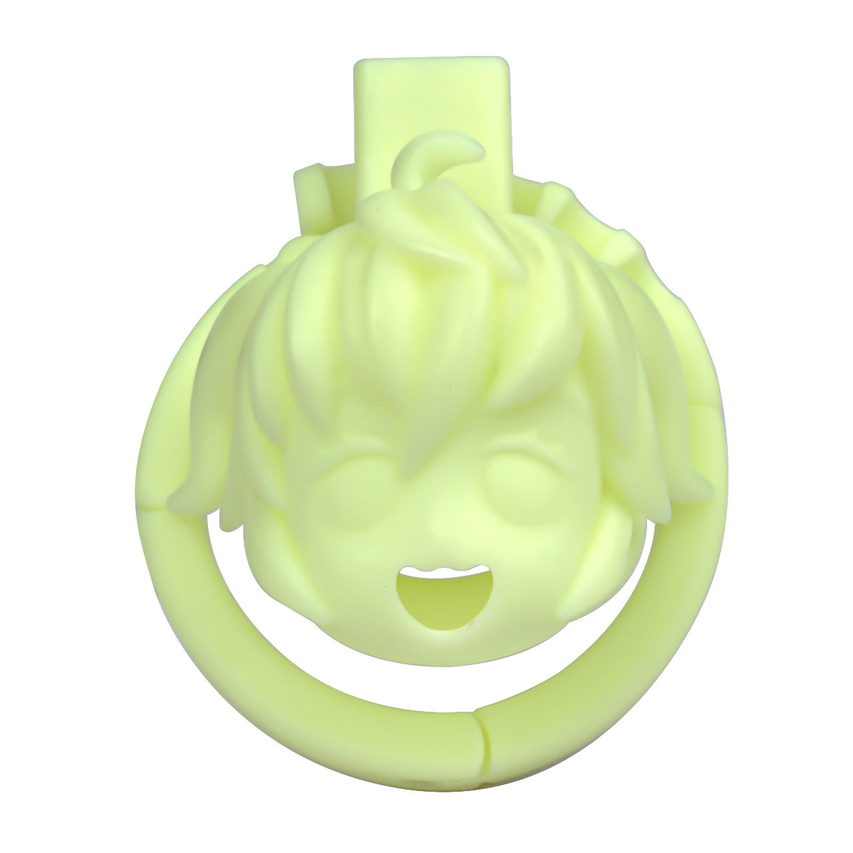 FRRK 3D Printed Anime Chastity Cage with 4 Rings and Strap