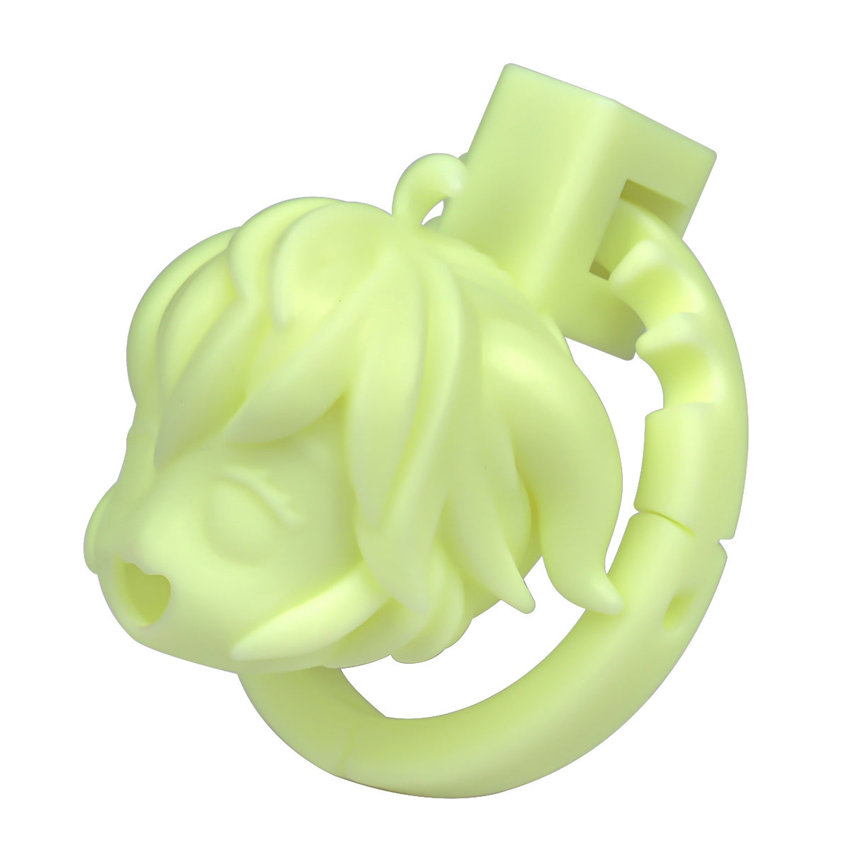 FRRK 3D Printed Anime Chastity Cage with 4 Rings and Strap