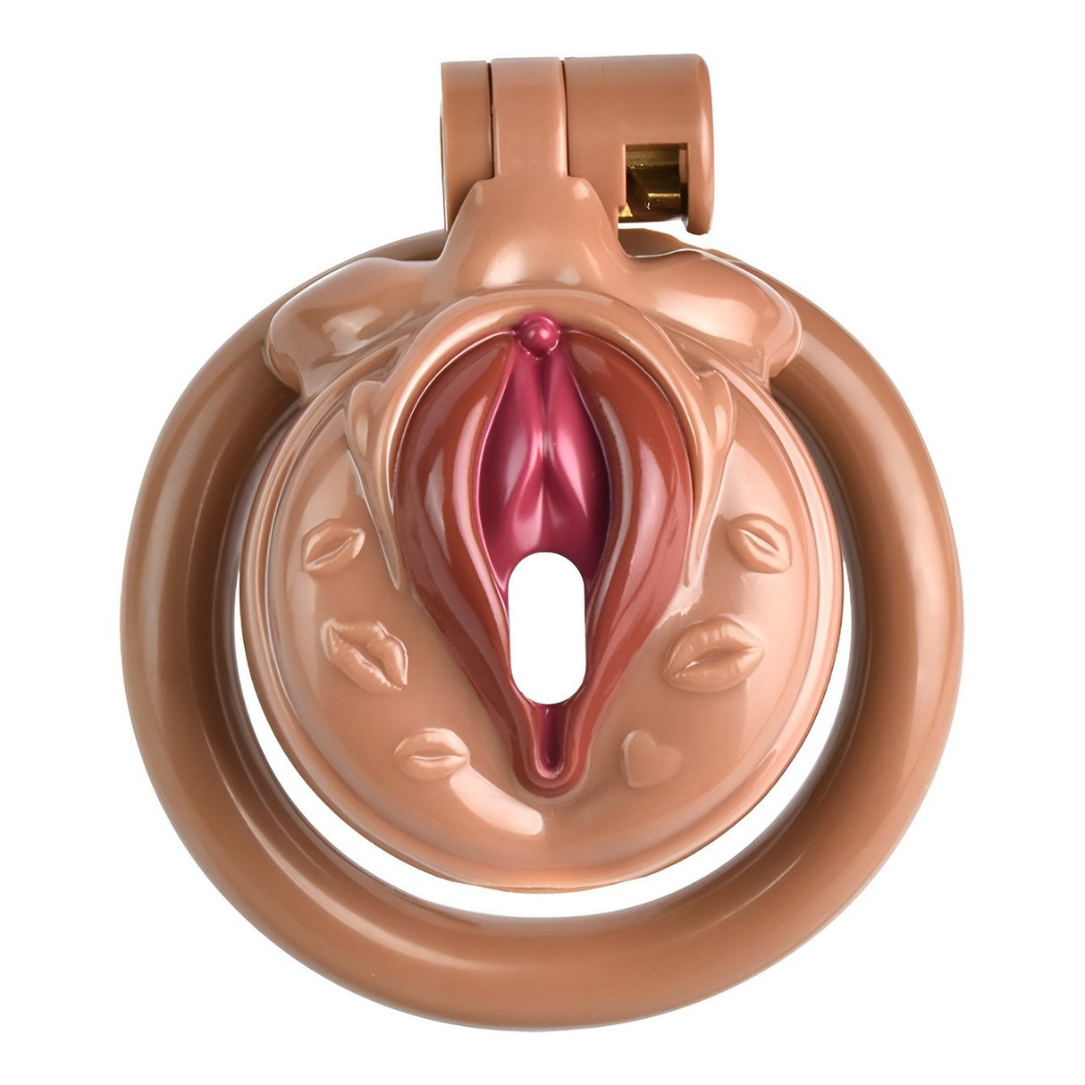 FRRK Resin Male Sissy Realistic Pussy Chastity Cage