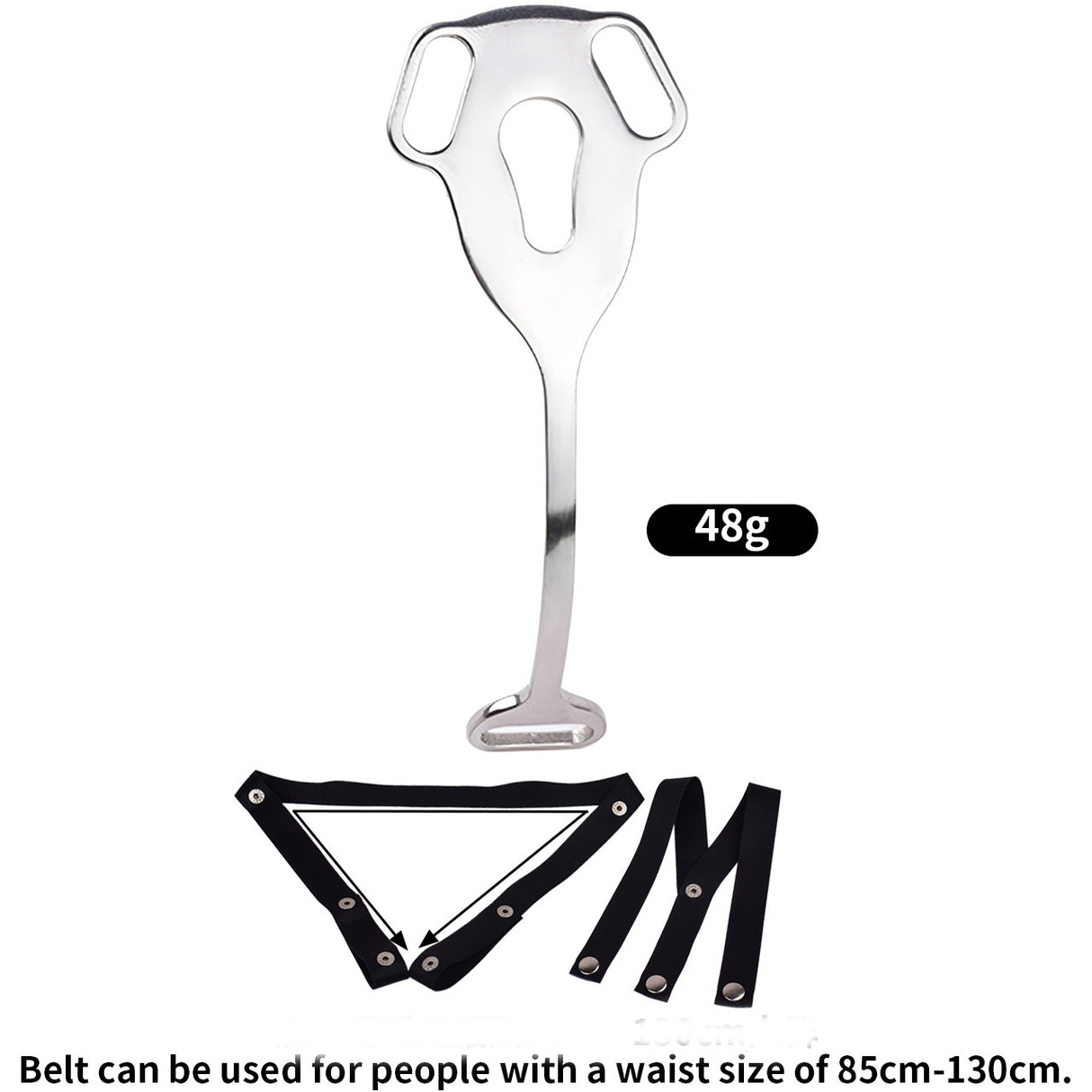 FRRK Sissy Elastic Belt Metal Vagina Clip Restraints Chastity Devices