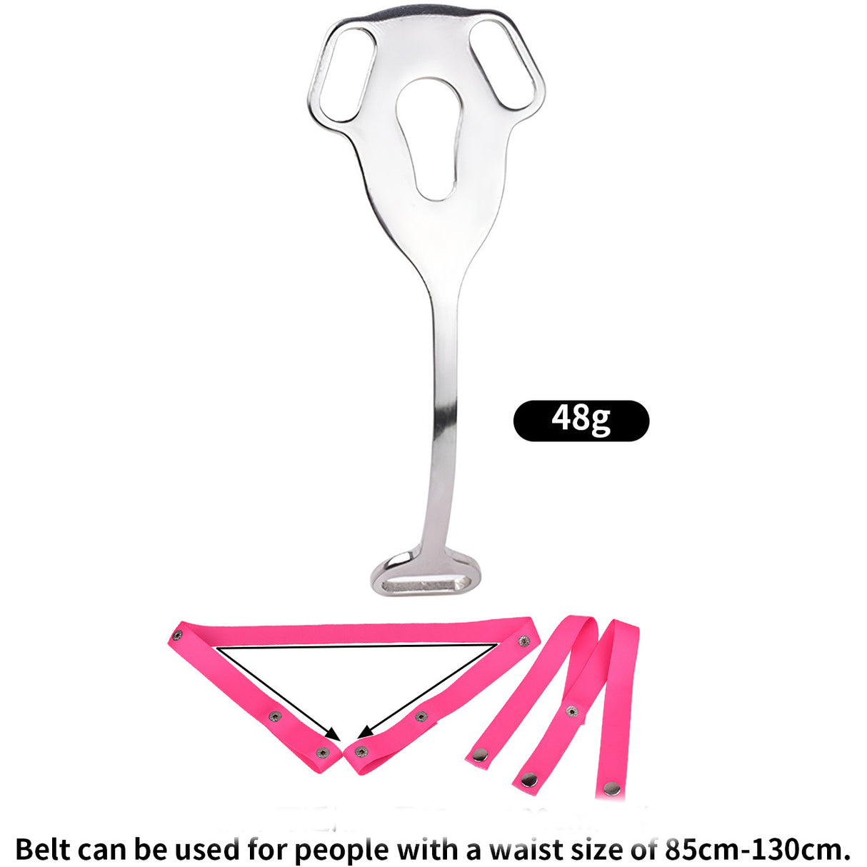 FRRK Sissy Elastic Belt Metal Vagina Clip Restraints Chastity Devices