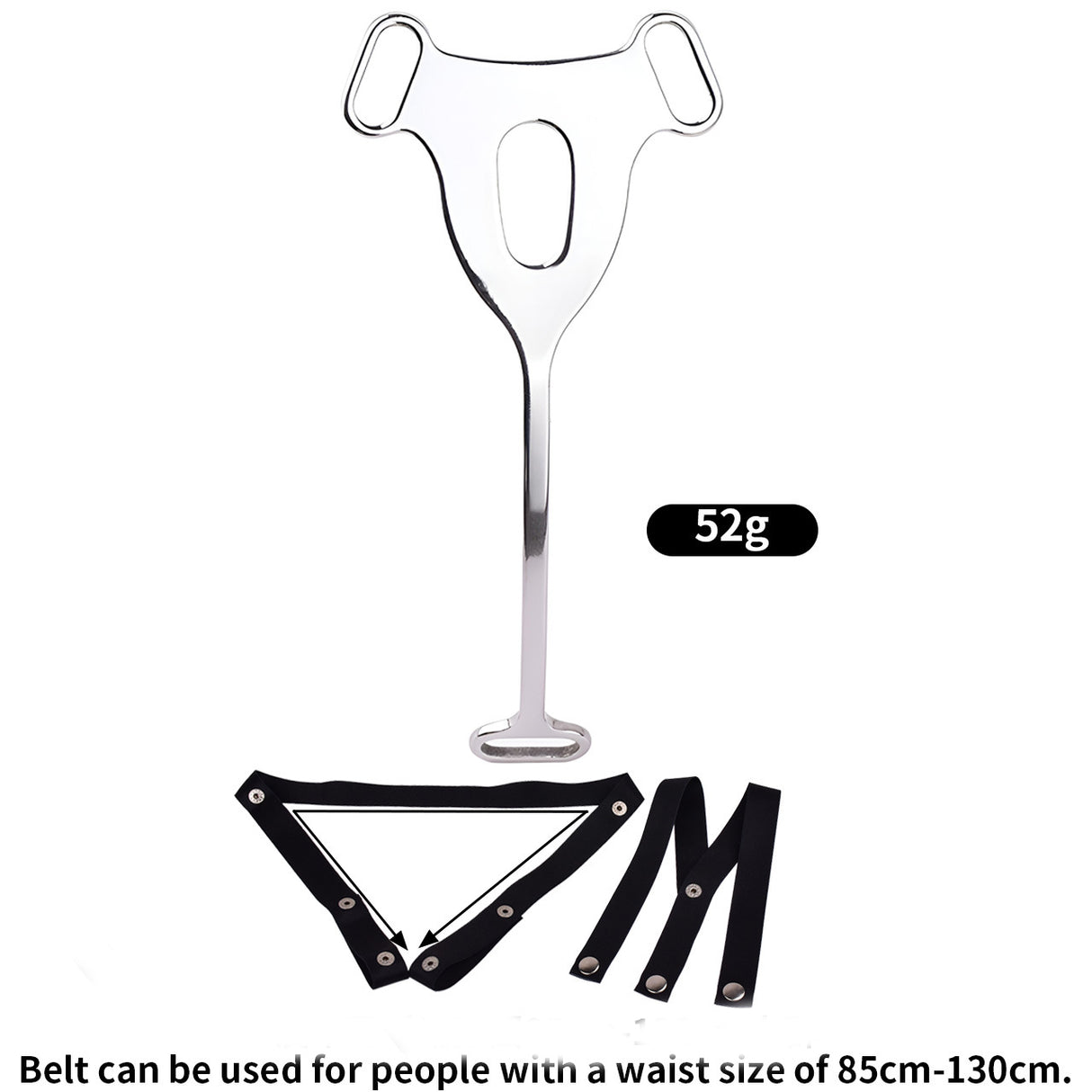 FRRK Sissy Elastic Belt Metal Vagina Clip Restraints Chastity Devices