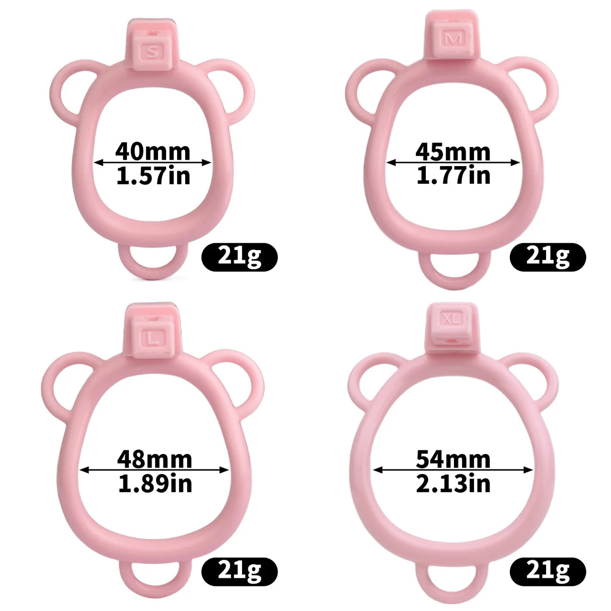 FRRK Sissy Pussy Chastity Cage With Wearable Butt Plug