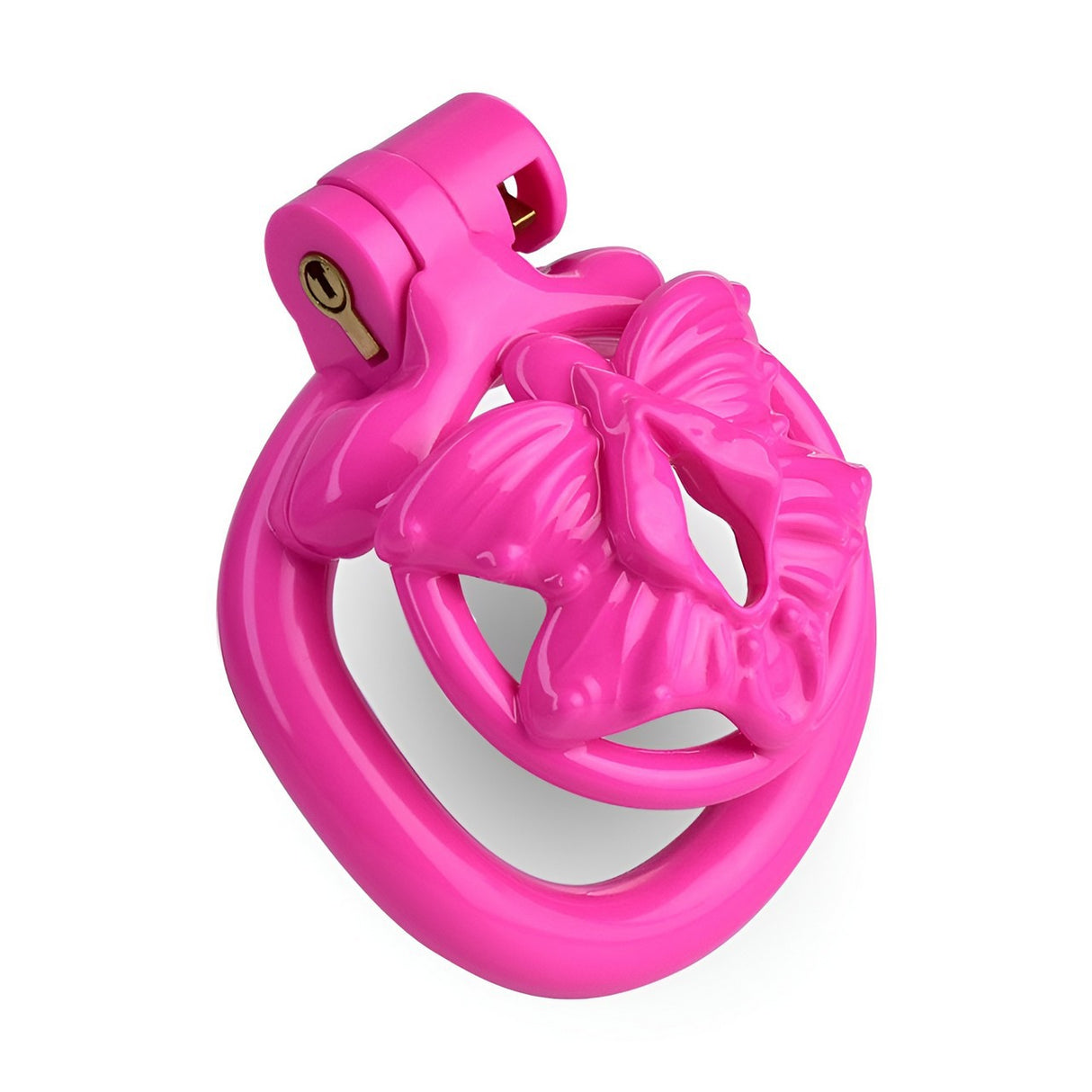 FRRK Butterfly Flat Chastity Cage with 4 Penis Rings