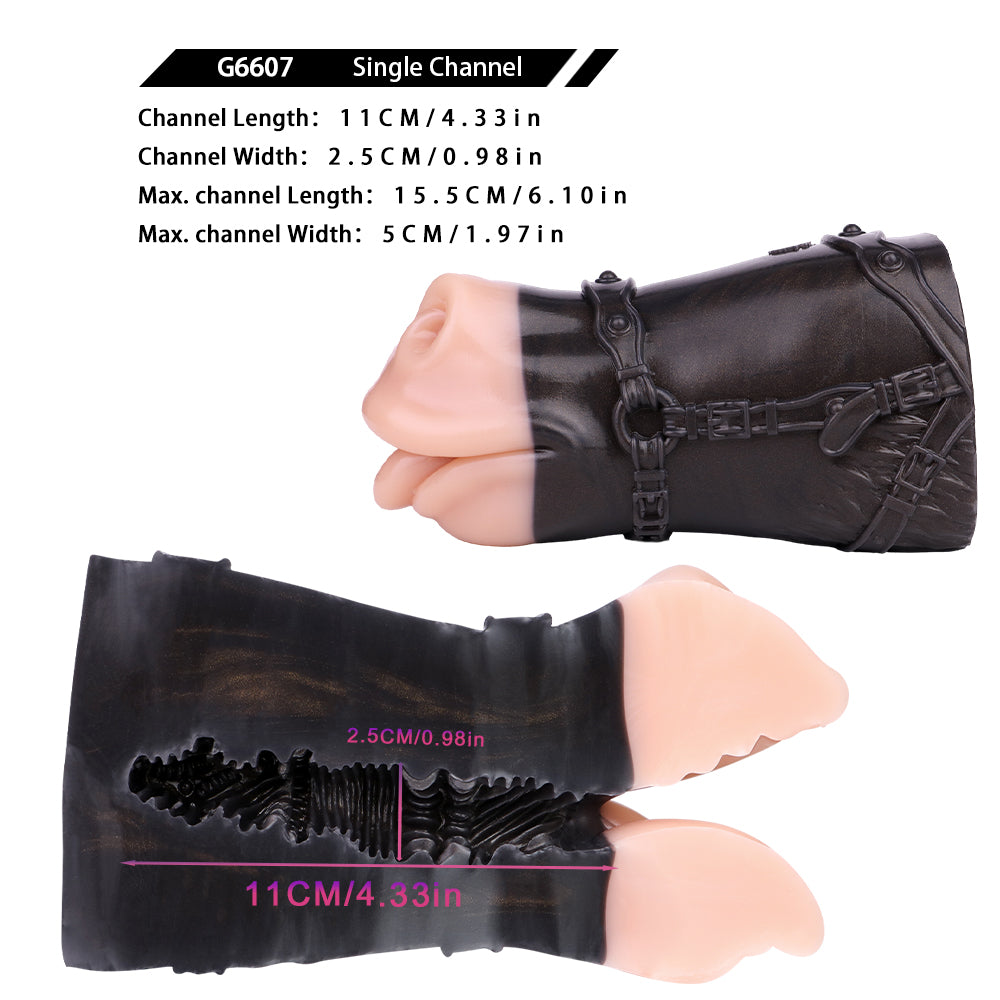 Realistic Horse Mouth Pocket Pussy Masturbator Animal Oral Sex Penis Massage